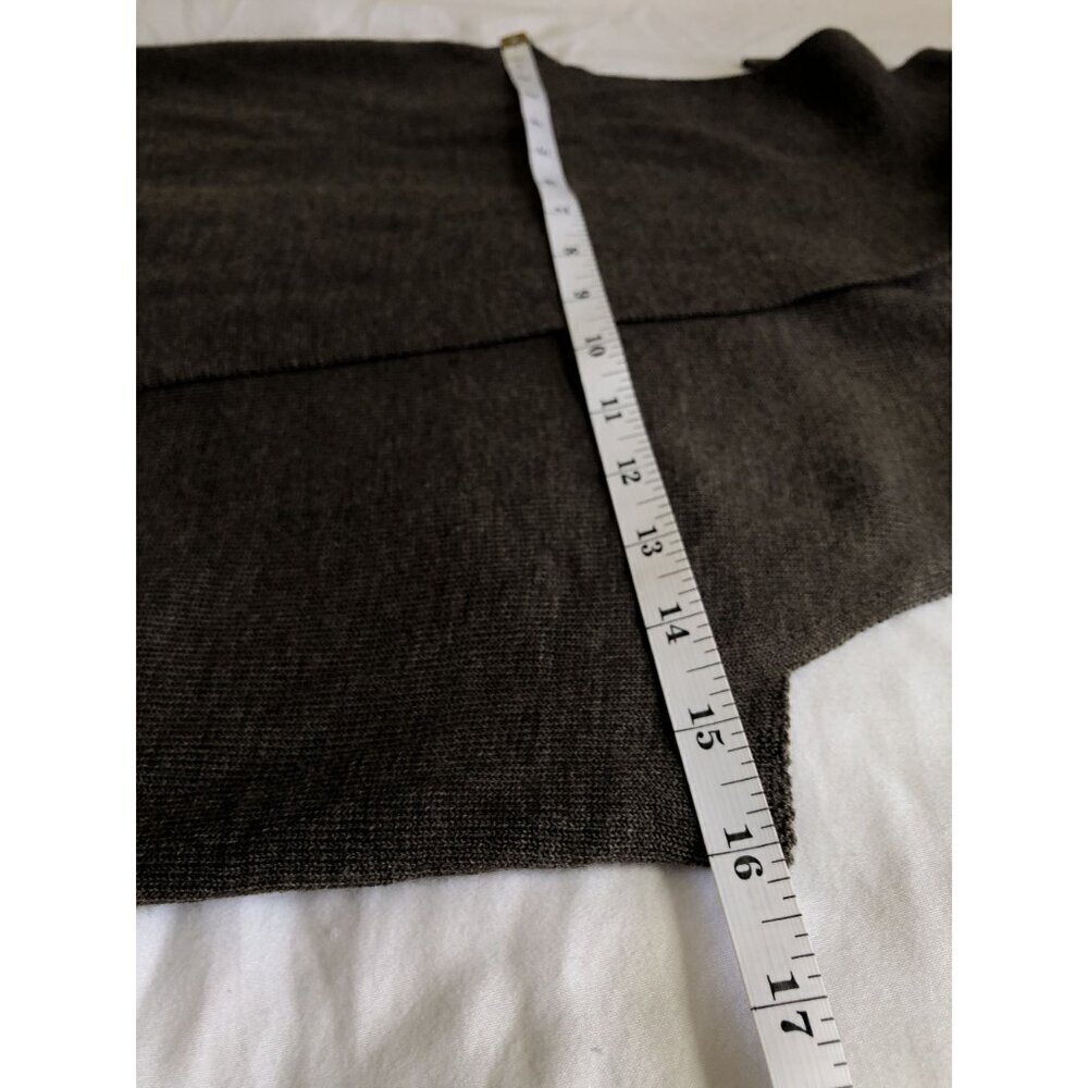 St. Tropez Women's Sleeveless Duster Cardigan S Brown Merino Wool Blend Coastal - Picture 6 of 7